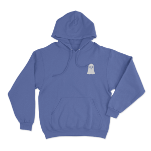 Ghost Unisex Hoodie Blue