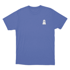 Ghost Unisex T Shirt Blue