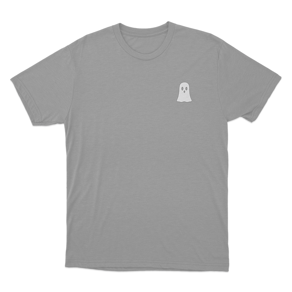 Ghost Unisex T Shirt Grey Ghost Unisex T Shirt Grey