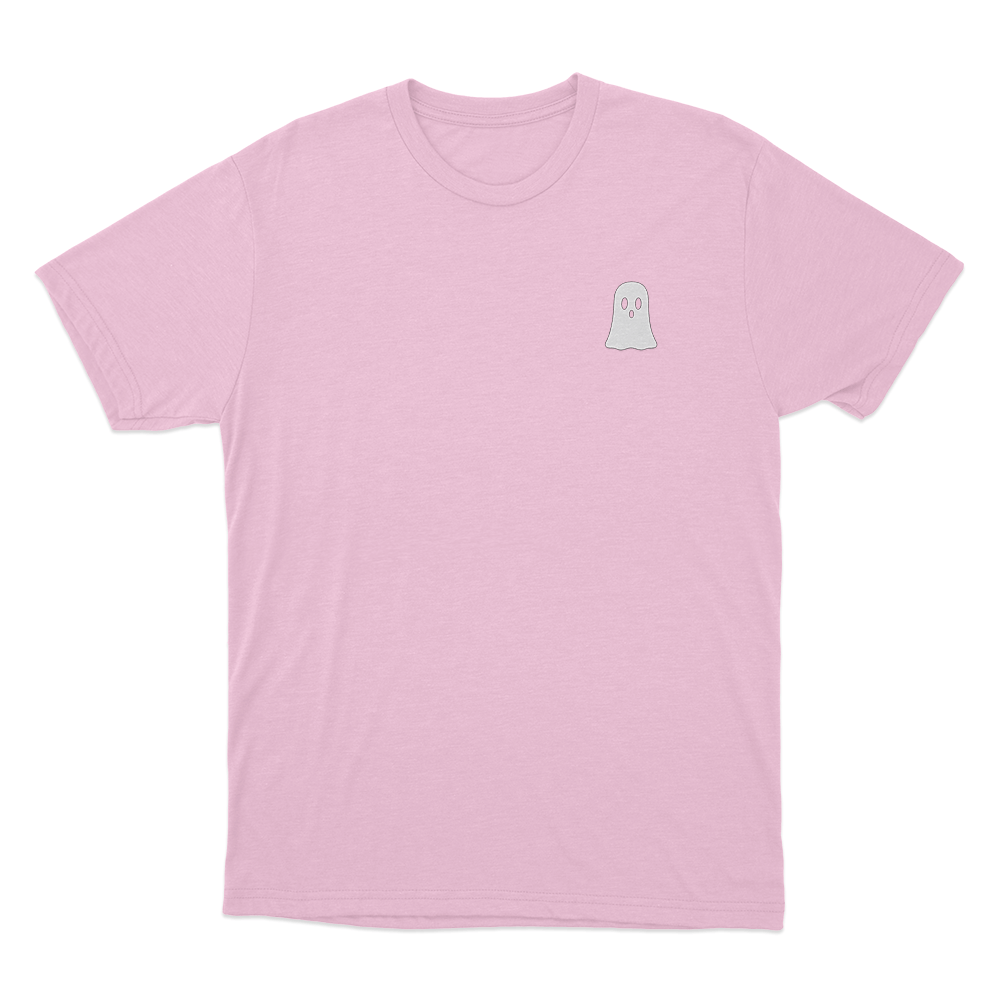 Ghost Unisex T Shirt Pink Ghost Unisex T Shirt Pink