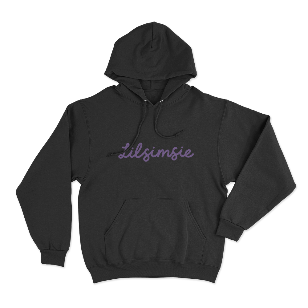 Lilsimsie Unisex Hoodie Black Lilsimsie Unisex Hoodie Black