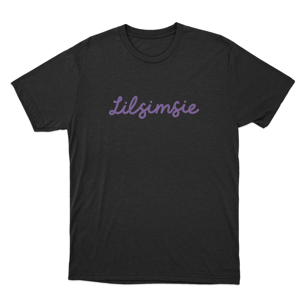 Lilsimsie Unisex T Shirt Black Lilsimsie Unisex T Shirt Black