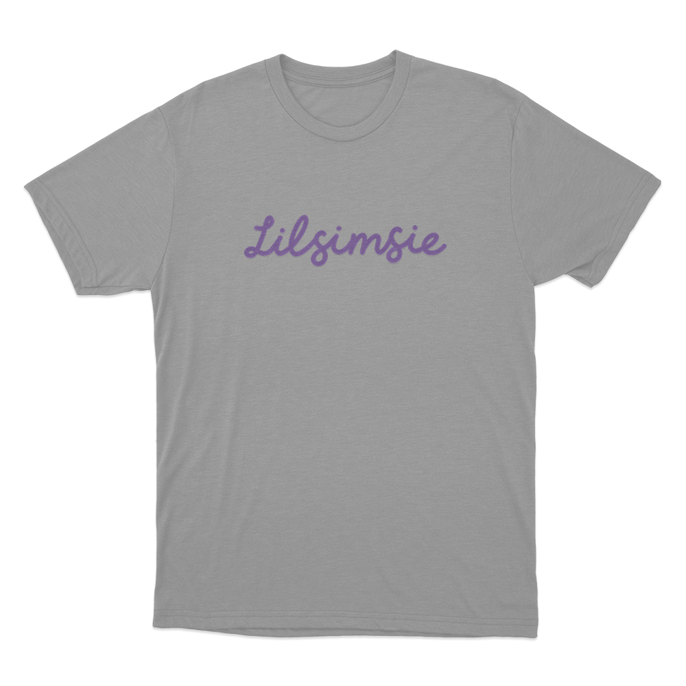 Lilsimsie Unisex T Shirt Grey Lilsimsie Unisex T Shirt Grey