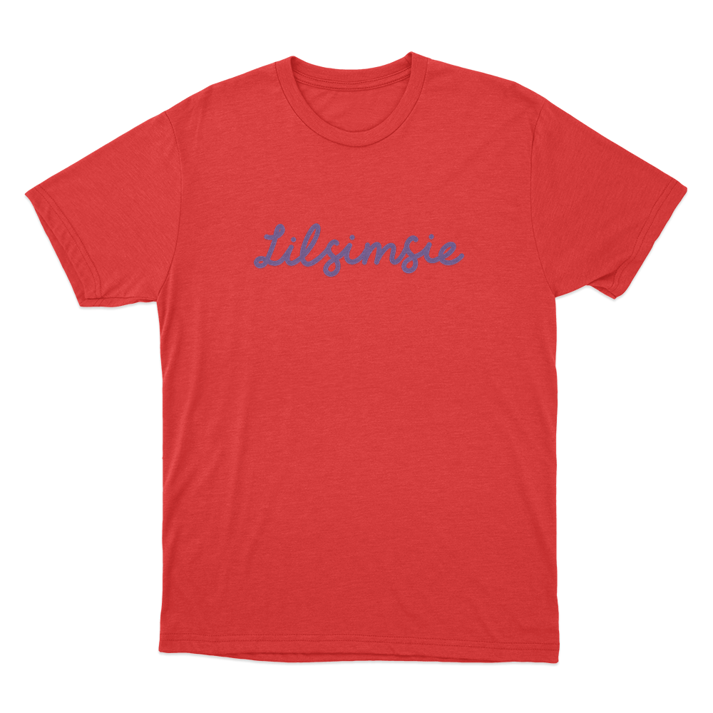 Lilsimsie Unisex T Shirt Red Lilsimsie Unisex T Shirt Red