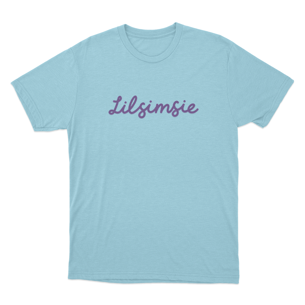 Lilsimsie Unisex T Shirt Sky Blue Lilsimsie Unisex T Shirt Sky Blue