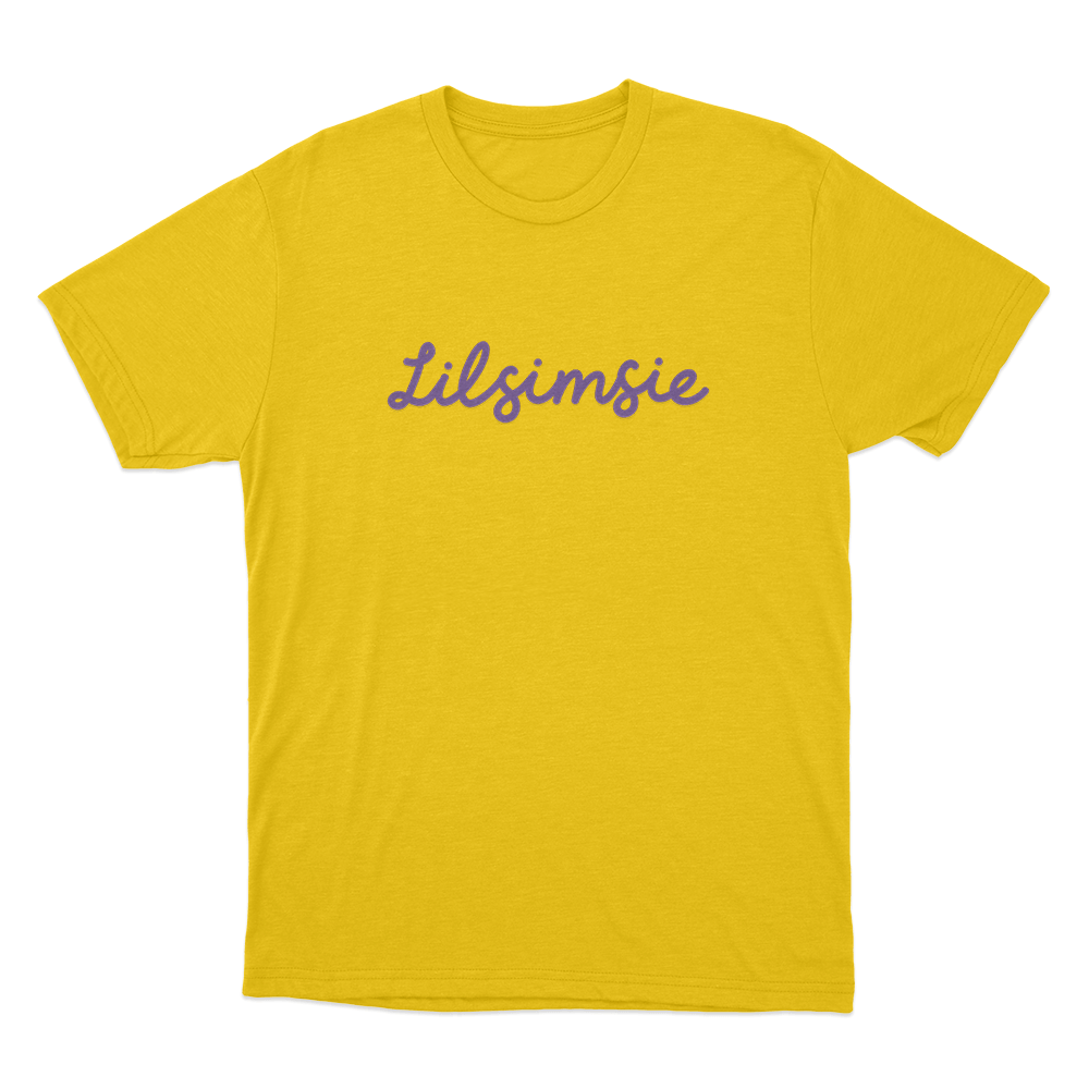Lilsimsie Unisex T Shirt Yellow Lilsimsie Unisex T Shirt Yellow