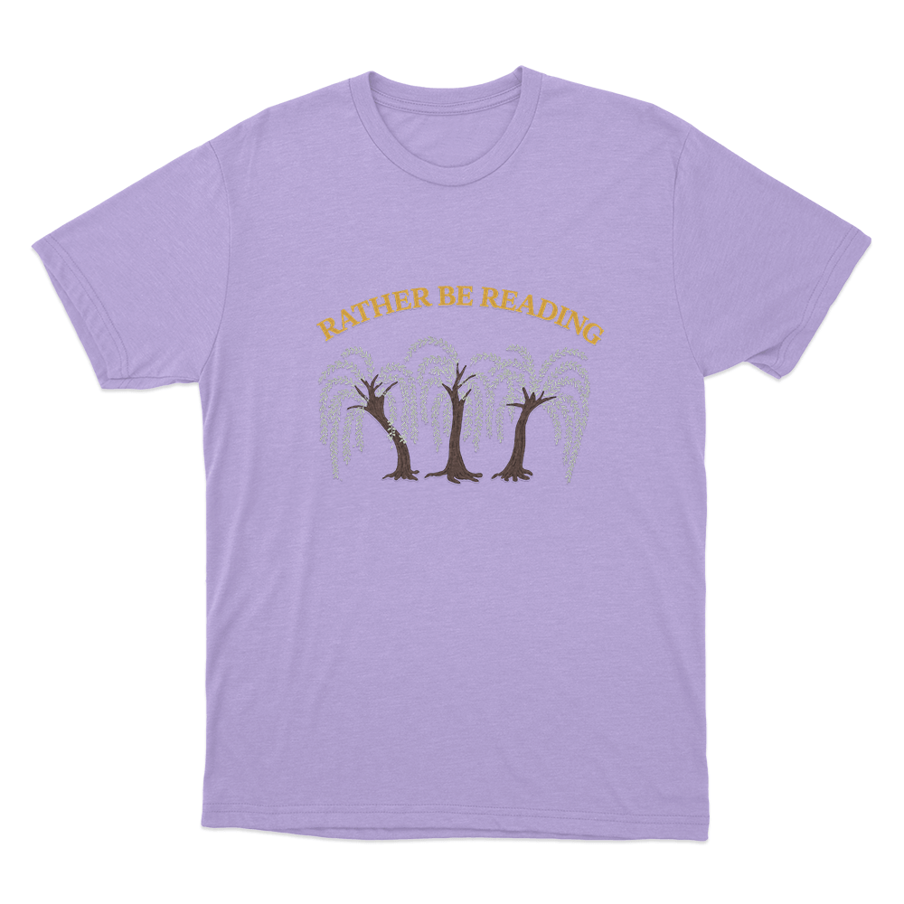 Rather Be Reading Trees Unisex T Shirt Purple Rather Be Reading Trees Unisex T Shirt Purple