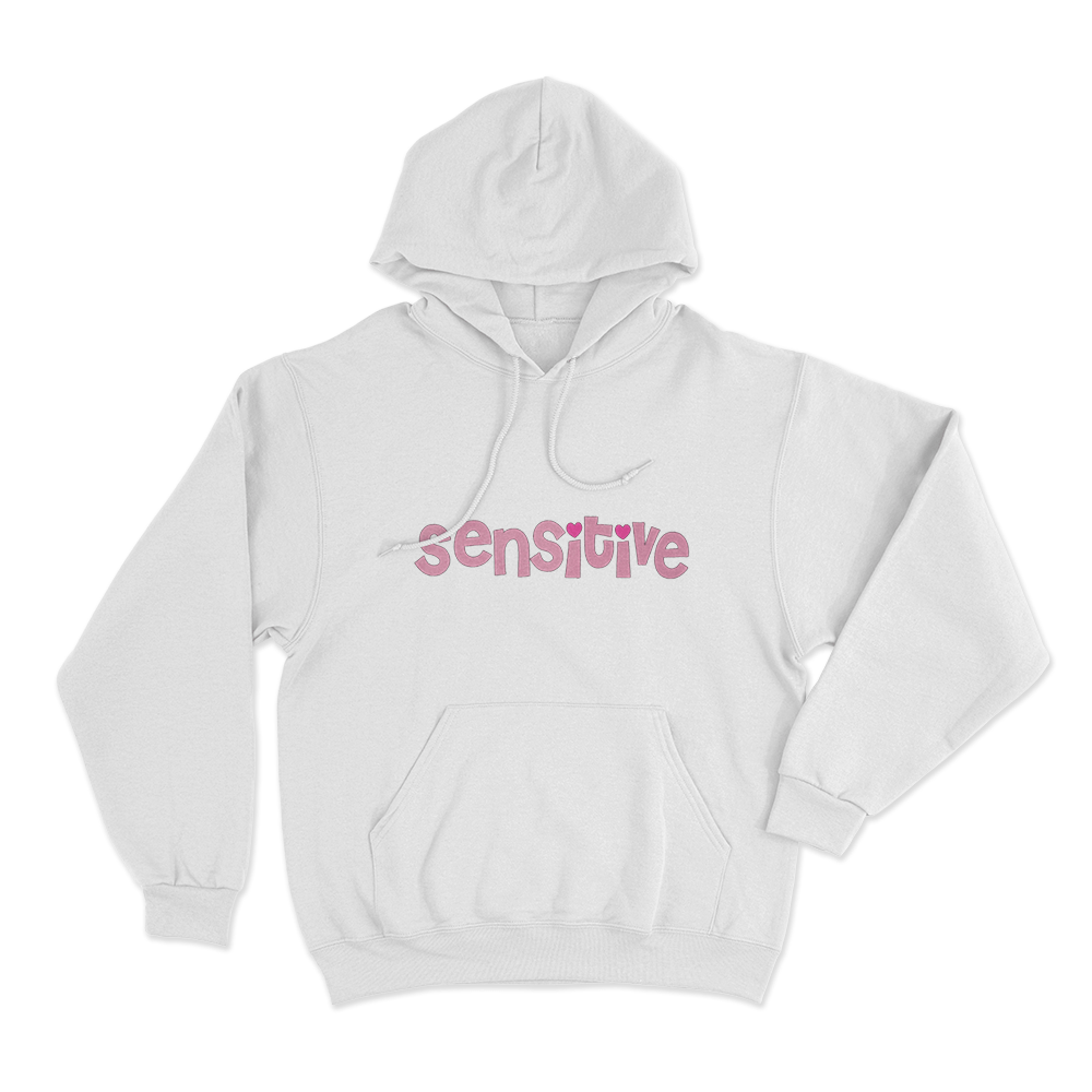 Sensitive Unisex Hoodie White Sensitive Unisex Hoodie White