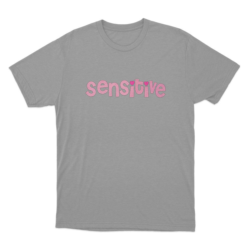Sensitive Unisex T Shirt Grey Sensitive Unisex T Shirt Grey