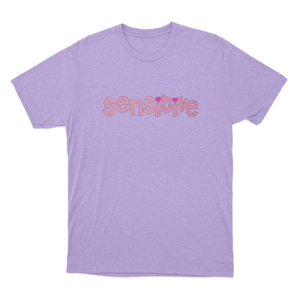 Sensitive Unisex T Shirt Purple Sensitive Unisex T Shirt Purple