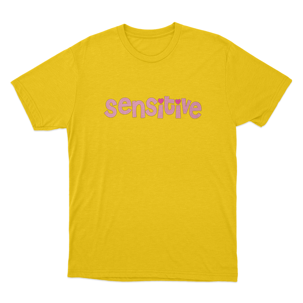 Sensitive Unisex T Shirt Yellow Sensitive Unisex T Shirt Yellow
